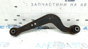 The upper rear left control arm of a Toyota Rav4 13-18 is rusty.