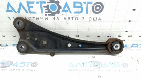 The rear left trailing arm of a Toyota Rav4 13-18 AWD is rusty, the bushing needs replacing.