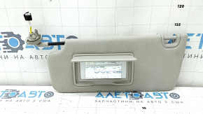 Left visor for Honda Accord 23-26, gray, without hook, with backlight, for cleaning