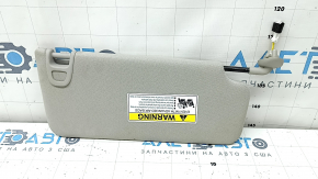 Left visor for Honda Accord 23-26, gray, without hook, with backlight, for cleaning