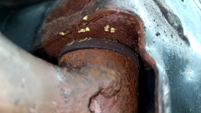 Front subframe for Toyota Rav4 16-18 hybrid, with left control arm, rusty, broken anchor