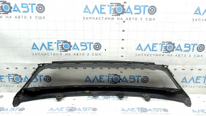 Lower grille trim for the front bumper of a Honda Accord 2016-2017 hybrid, glossy black, scratches