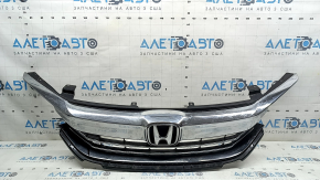 Radiator grille for Honda Accord 16-17 hybrid, complete, with chrome, sand