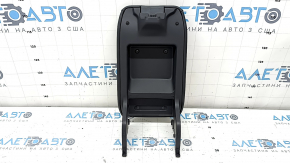 Honda Accord 23-26 armrest, black leather, gray stitching
