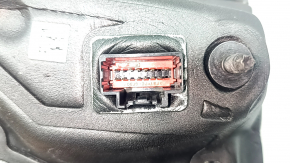Right side mirror assembly for Ford Edge 19-24, 12-pin, turn signal, backlight, heated, BSM, burgundy, scratches on glass