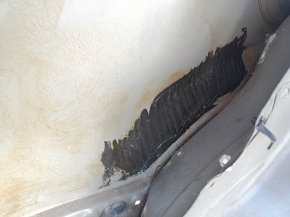 Quarter wing, rear left, Toyota Rav4 13-18, on the body, black, after repair 0.3-0.55