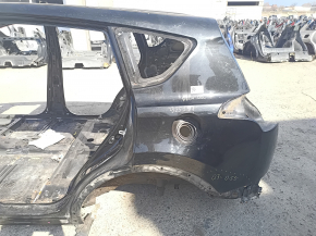 Quarter wing, rear left, Toyota Rav4 13-18, on the body, black, after repair 0.3-0.55