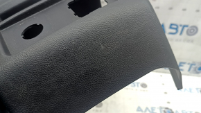 Rear center console trim for Ford Edge 15-24, black, with deflector, for socket and cigarette lighter, scratches