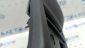 Rear center console trim for Ford Edge 15-24, black, with deflector, for socket and cigarette lighter, scratches