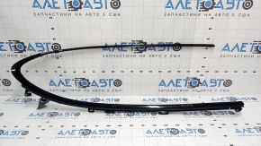 Molding of the rear right door of the Porsche Panamera 10-16, black gloss, dented