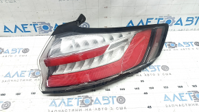 Ford Edge 19-24 restyling Titanium, ST, right outer fender light, broken glass, cracks