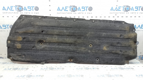 Left underbody protection for a 1994 Honda Accord hybrid, scuffed, torn mount