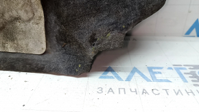 Right underbody protection for a 2014-17 Honda Accord hybrid, worn, with a broken mount.