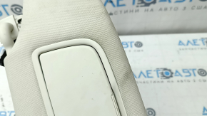 Right visor Ford Edge 15 - gray, without hook, without plug, for dry cleaning