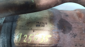 Exhaust manifold with catalytic converter for Honda Accord 17 hybrid, with pipe, rusty