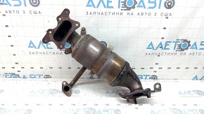 Exhaust manifold with catalytic converter for Honda Accord 17 hybrid, with pipe, rusty