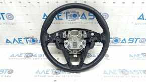 Ford Edge 15-24 black leather steering wheel, not heated, scratches