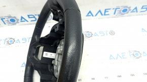 Ford Edge 15-24 black leather steering wheel, not heated, scratches