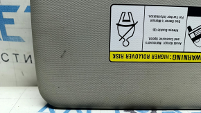 Left visor for Kia Sportage 23-26, gray, without panoramic windows, without hook, for cleaning
