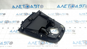 Upper center dash trim for Ford Edge 19-24, black, for speaker, type 2