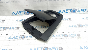 Upper center dash trim for Ford Edge 19-24, black, for speaker, type 2