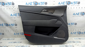 Kia Sportage 23-25 front left door panel trim, black, armrest black plastic, dark gray insert, scratches