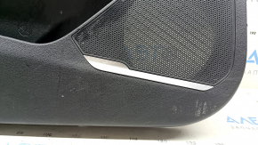 Kia Sportage 23-25 front left door panel trim, black, armrest black plastic, dark gray insert, scratches