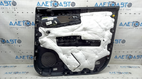 Kia Sportage 23-25 front left door panel trim, black, armrest black plastic, dark gray insert, scratches