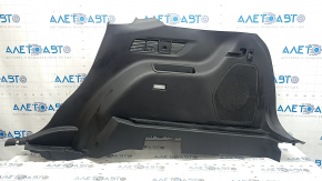 Right arch trim for Ford Edge 15-24, black, with subwoofer, scratches, worn