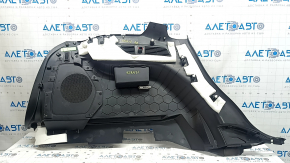 Right arch trim for Ford Edge 15-24, black, with subwoofer, scratches, worn