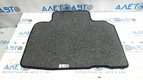 Rear left fabric floor mat for Ford Edge 15-24, black, for cleaning