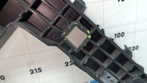 The left rear bumper mount for a Kia Sportage 23-25 is broken.