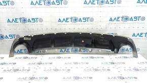 Ford Edge 19-24 rear bumper lip trim, gray, without towbar, scratches