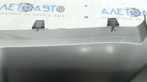 Ford Edge 19-24 rear bumper lip trim, gray, without towbar, scratches