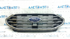 Ford Edge 19-24 radiator grille assembly with badge, without camera, sand, scratches