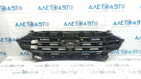 Ford Edge 19-24 radiator grille assembly with badge, without camera, sand, scratches