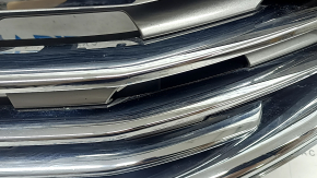 Ford Edge 19-24 radiator grille assembly with badge, without camera, sand, scratches