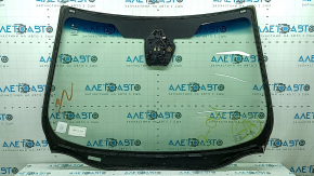Ford Edge 19-24 windshield with heated lane keeping camera, moldings, and rain sensor, glass scuffed, air leaking along the edge