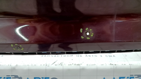 Front bumper, bare, 19-24 Ford Edge, without parking sensors, burgundy