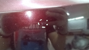 Front bumper, bare, 19-24 Ford Edge, without parking sensors, burgundy