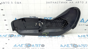Right side passenger seat trim for Ford Edge 15-24, black, electric, type 2