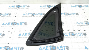 Rear left window, fixed glass, Ford Edge 15-24 chrome, tinted