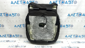 Ford Edge 15-24 passenger seat cushion upholstery, black leather, heated