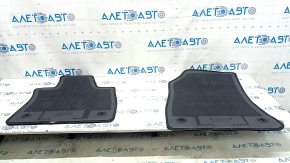 Set of floor mats for the Infiniti QX50, fabric, 19-25 pile, black, ready for cleaning