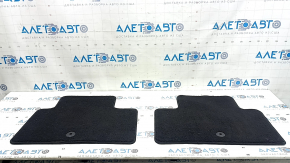 Set of floor mats for the Infiniti QX50, fabric, 19-25 pile, black, ready for cleaning