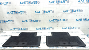 Set of floor mats for the Infiniti QX50, fabric, 19-25 pile, black, ready for cleaning