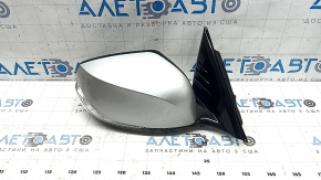 Infiniti QX50 19-20 right side mirror assembly, 16 pins, auto storage, camera, turn signal, black
