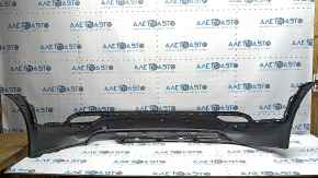 Rear bumper bare Hyundai Santa FE Sport 13-16 pre-restored lower for parking sensors, scratches