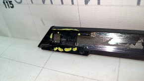 Upper rear left door molding for Kia Sportage 23-26, matte black, broken mount