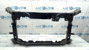 Honda Accord 2016-2017 hybrid radiator panel with dents, dents, and broken fasteners.